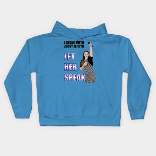 Let Her Speak Kids Hoodie